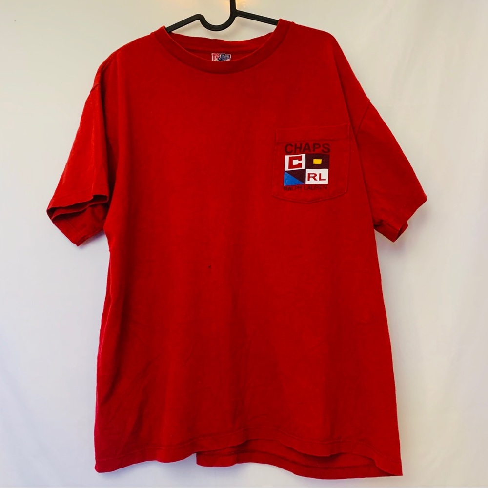 Vintage Ralph Lauren Chaps Pocket Tee - Picture 2 of 5